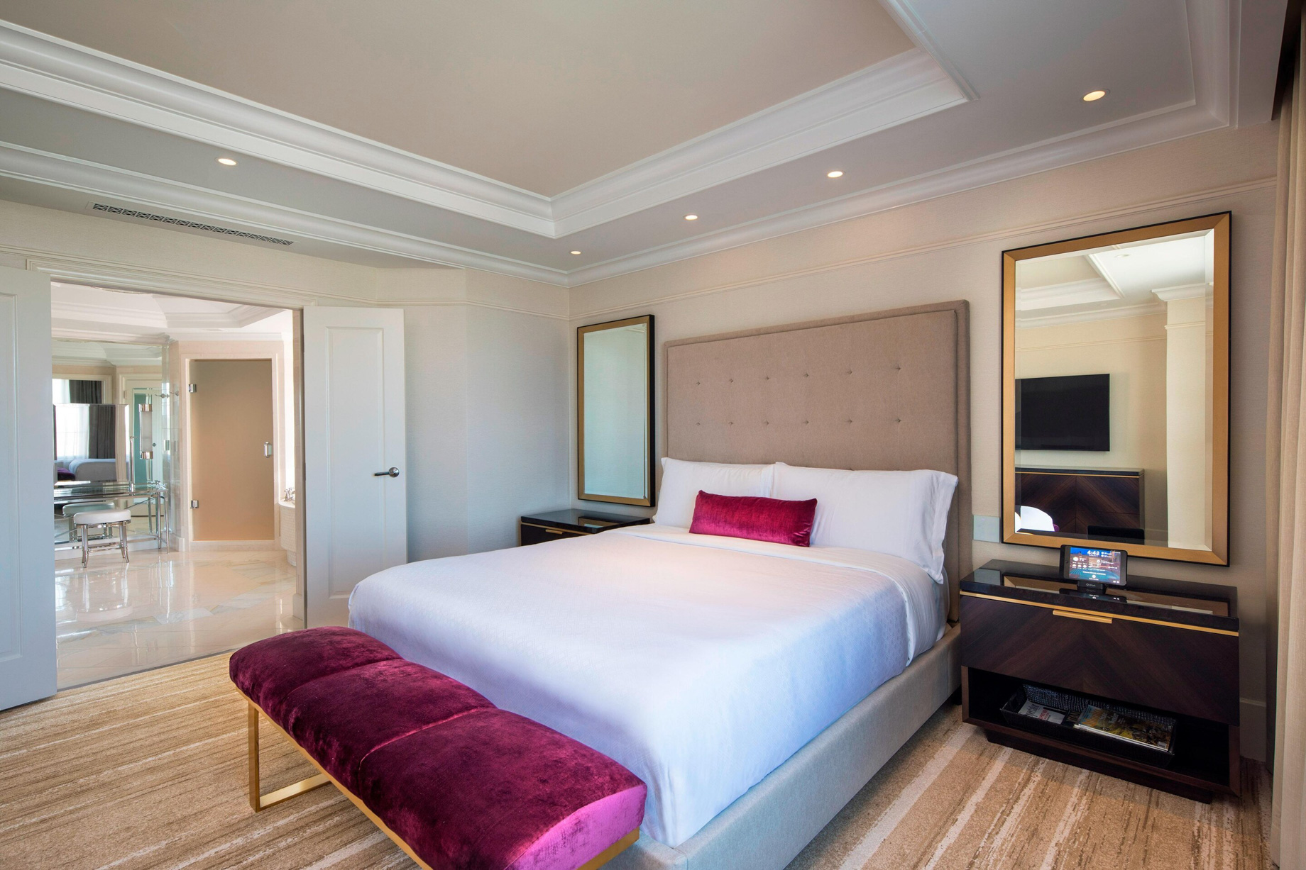 The St. Regis Atlanta Hotel – Atlanta, GA, USA – St. Regis Suite Corner Bedroom