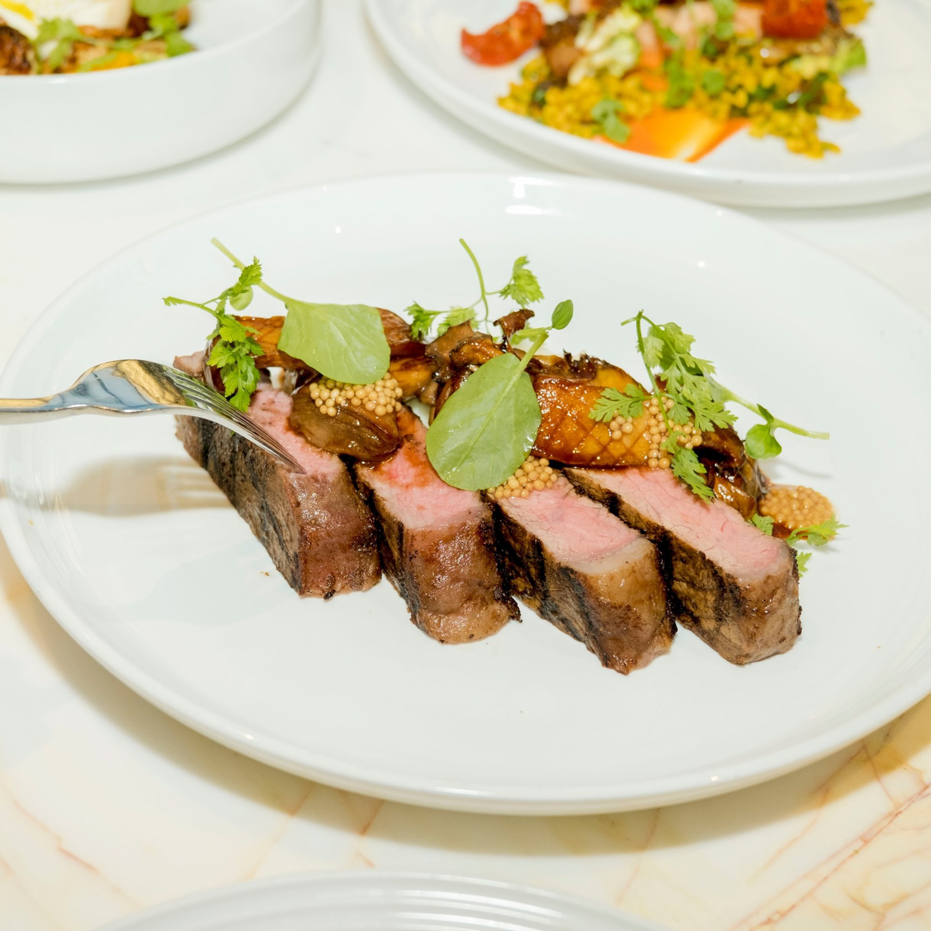 The St. Regis Bal Harbour Resort - Miami Beach, FL, USA - Medium Rare Steak