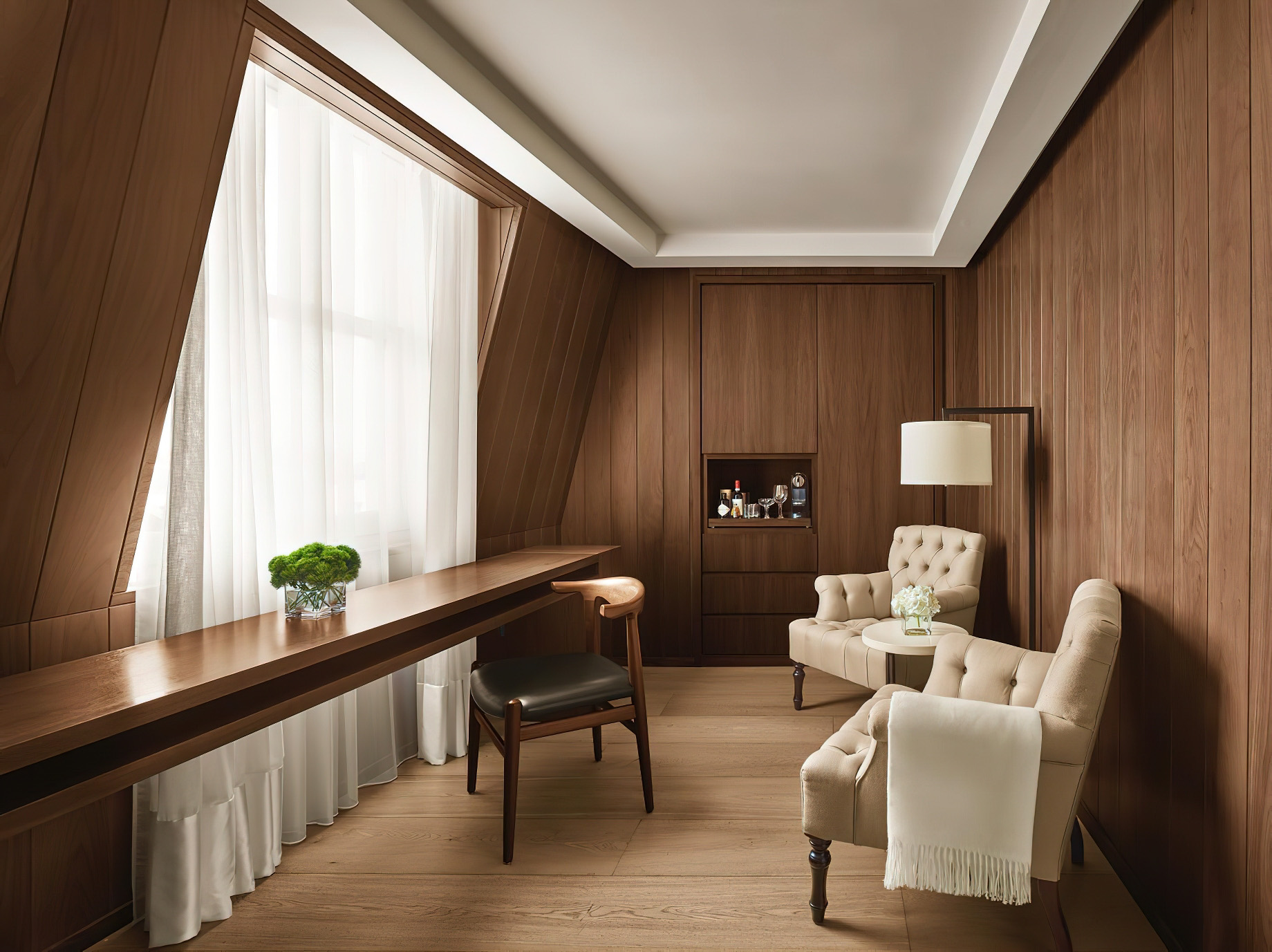 The London EDITION Hotel – London, United Kingdom – Guestoom Desk and Chairs