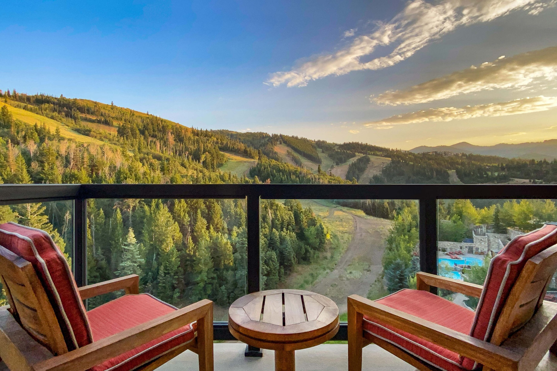 The St. Regis Deer Valley Resort – Park City, UT, USA – Astor Suite Balcony View