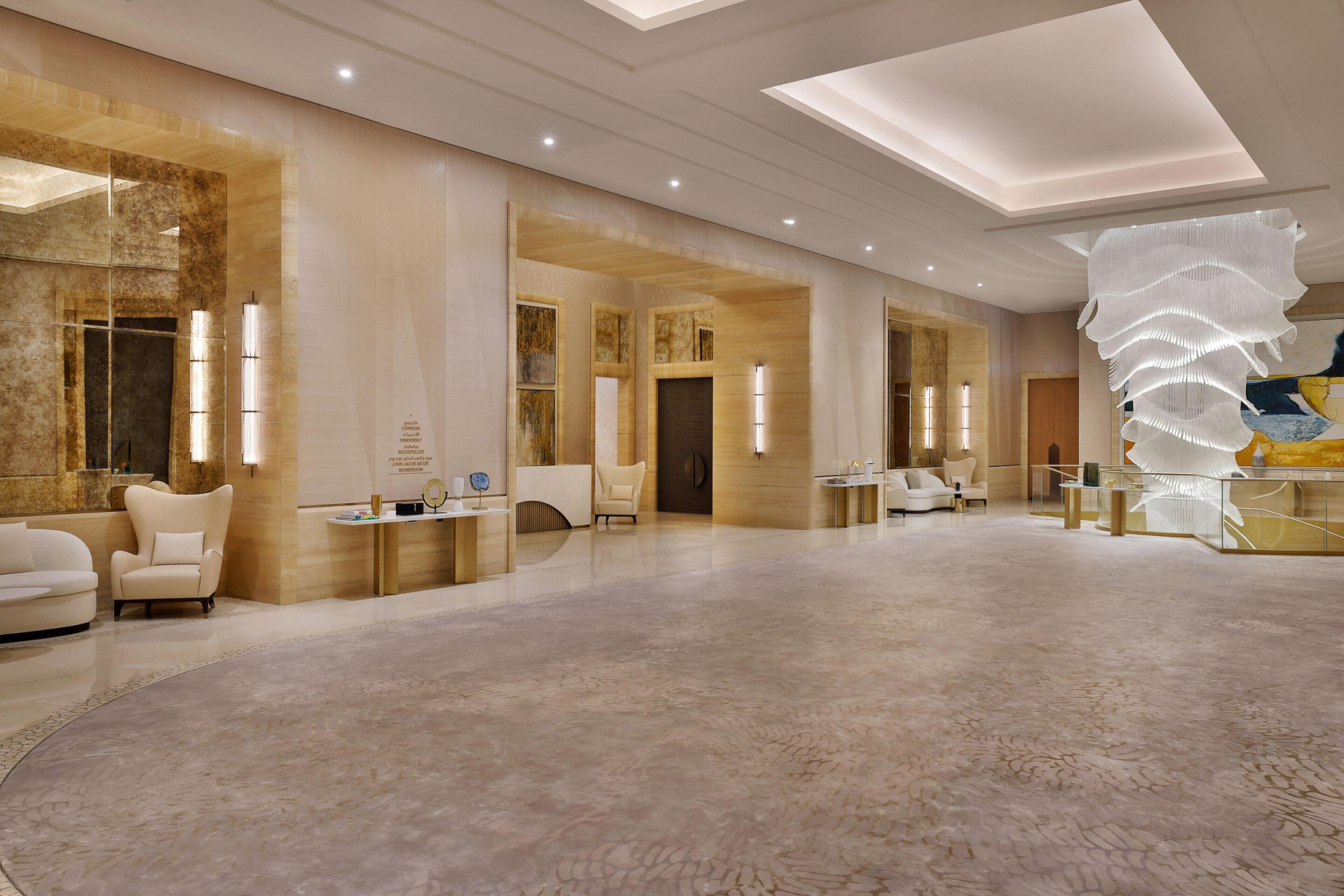 The St. Regis Dubai The Palm Jumeirah Hotel – Dubai, UAE – Pre Function Area Interior