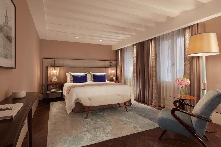 The St. Regis Venice Hotel - Venice, Italy - Monet Suite Bed