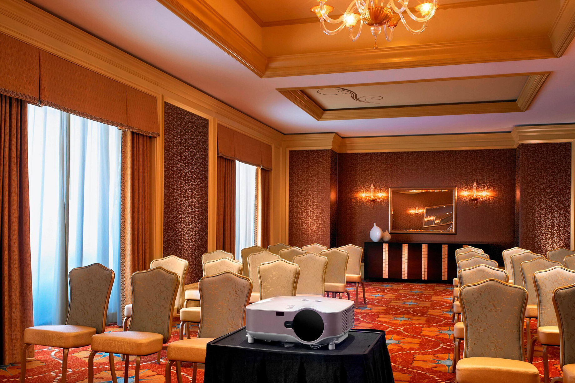 The St. Regis Houston Hotel – Houston, TX, USA – The Director’s Room Theatre Setup