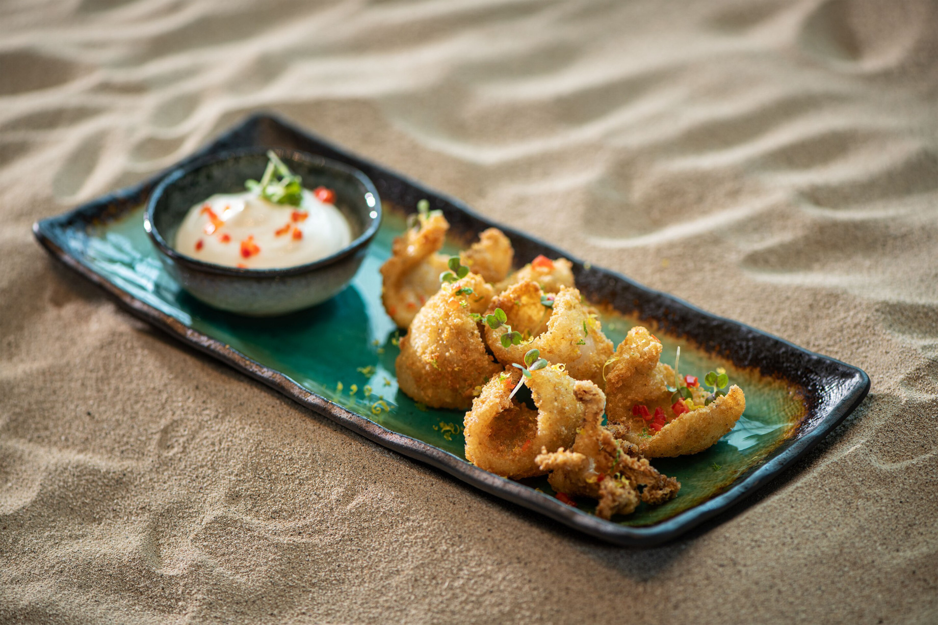 The St. Regis Saadiyat Island Resort - Abu Dhabi, UAE - Mazi Abu Dhabi Calamari