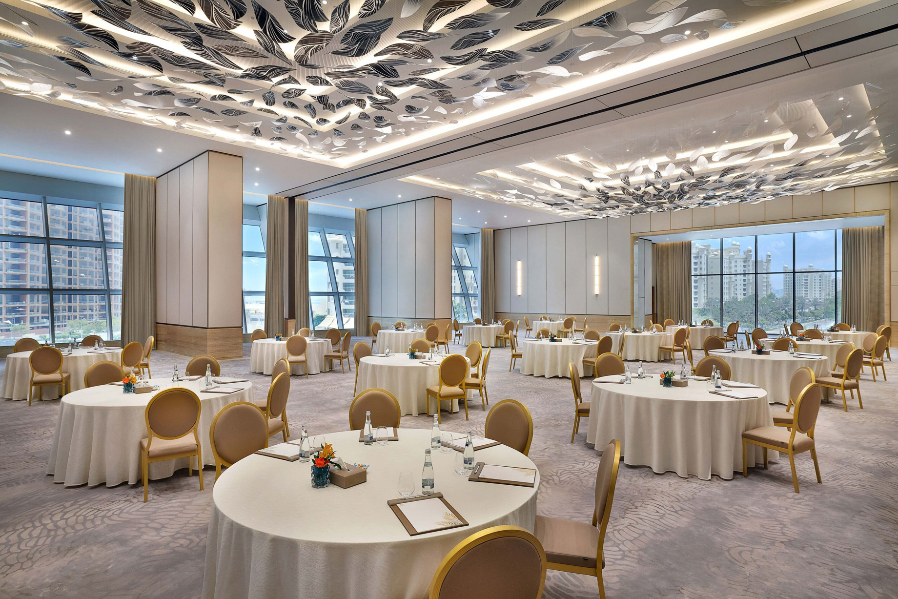 The St. Regis Dubai The Palm Jumeirah Hotel - Dubai, UAE - Astor Ballroom Cabaret Seating