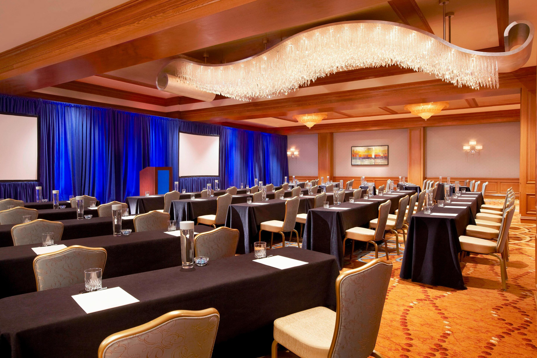 The St. Regis Houston Hotel – Houston, TX, USA – The Astor Ballroom Classroom Setup