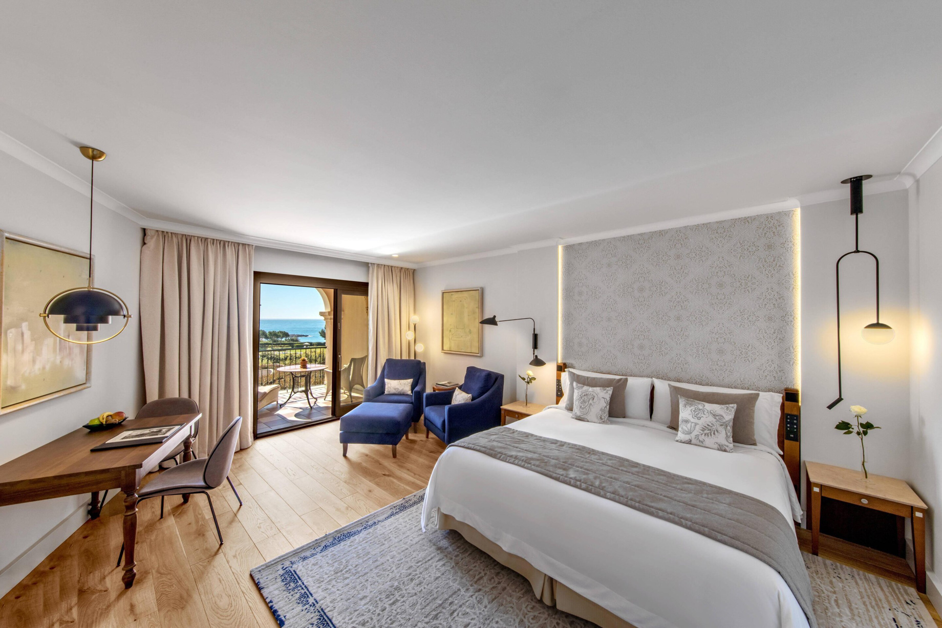 The St. Regis Mardavall Mallorca Resort – Palma de Mallorca, Spain – Grand Deluxe Sea View Bed