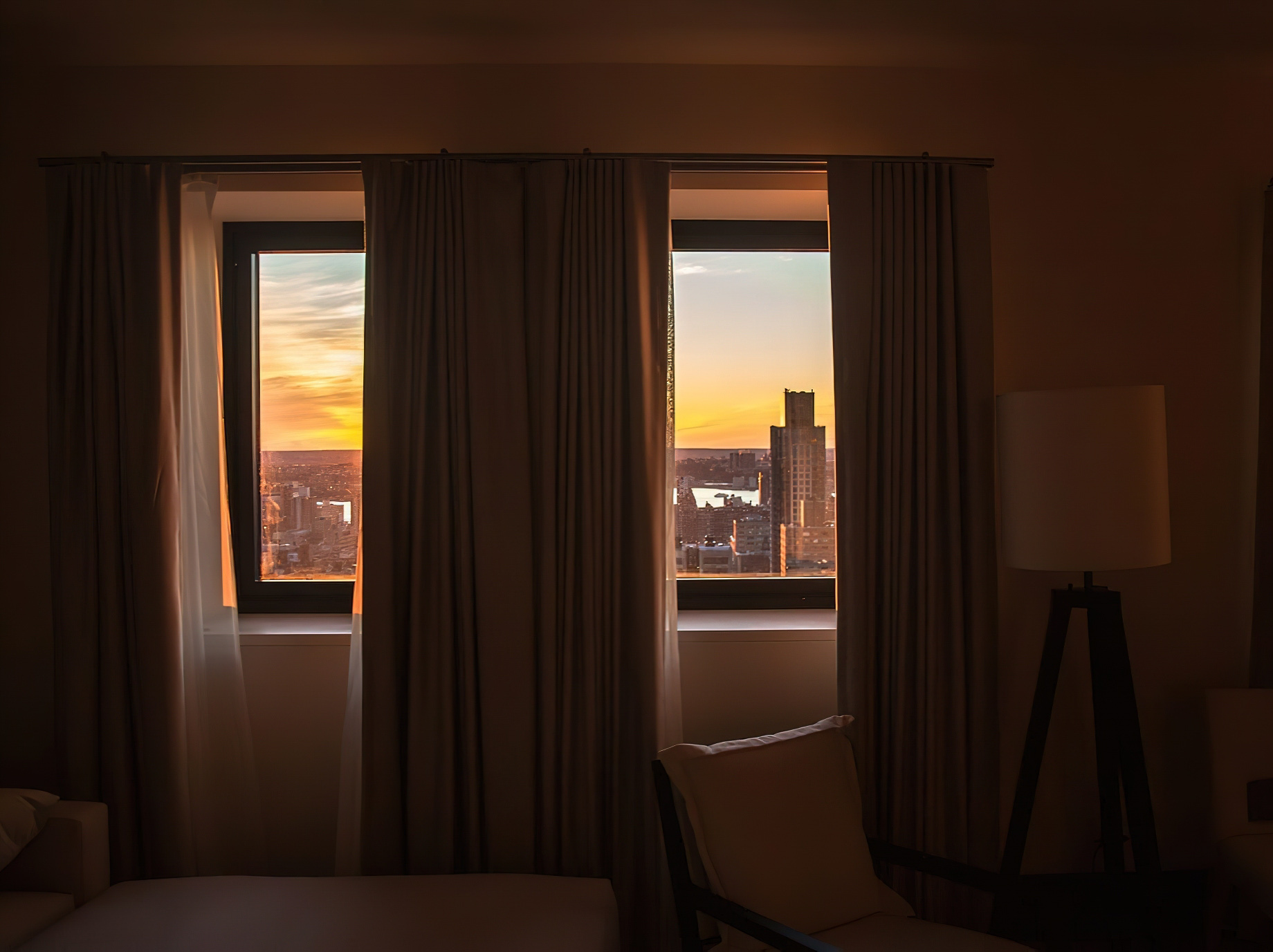 The New York EDITION Hotel – New York, NY, USA – Sunset Room View