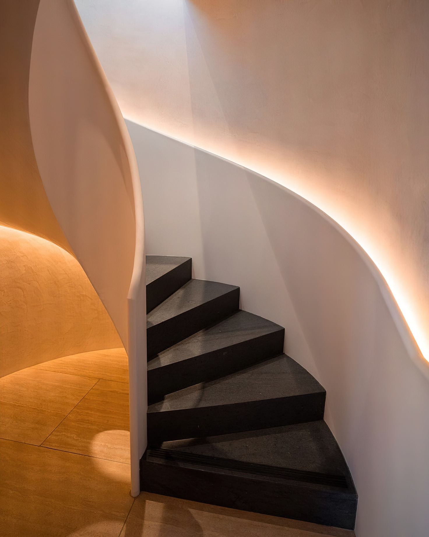 The West Hollywood EDITION Hotel – West Hollywood, CA, USA – Stairway Detail