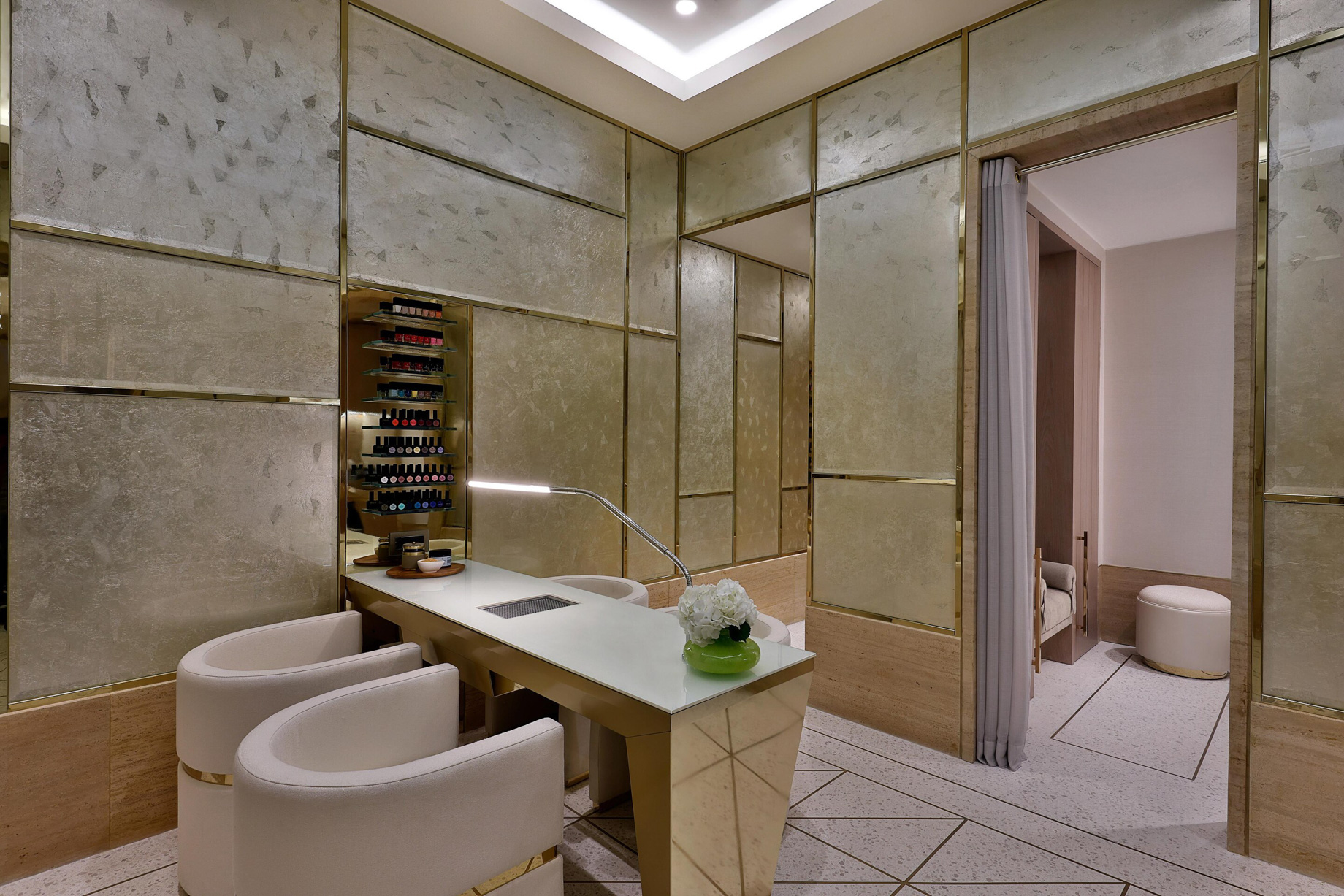 The St. Regis Dubai The Palm Jumeirah Hotel - Dubai, UAE - Iridium Spa Manicure Station