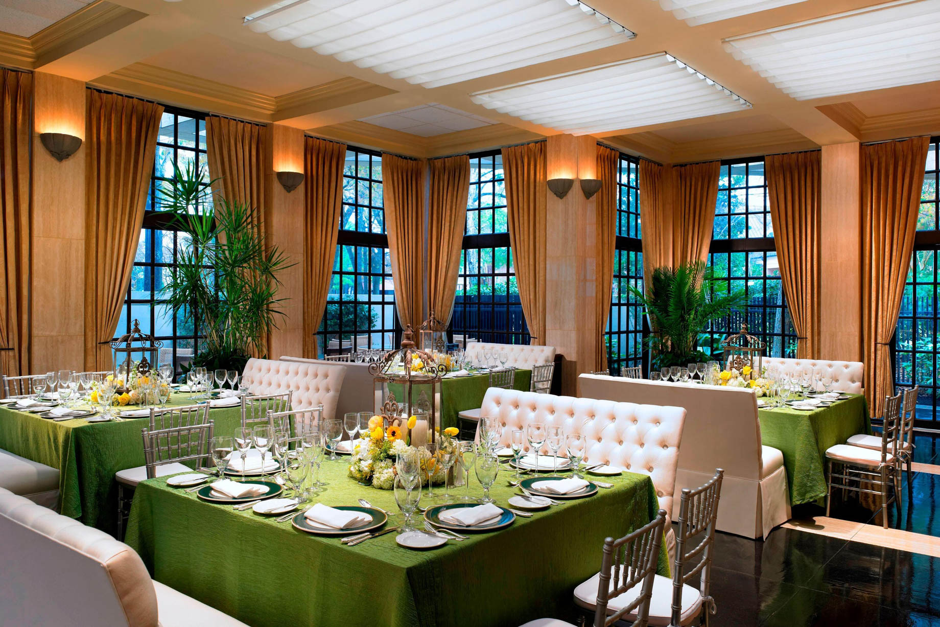 The St. Regis Houston Hotel - Houston, TX, USA - Conservatory Banquet Setup