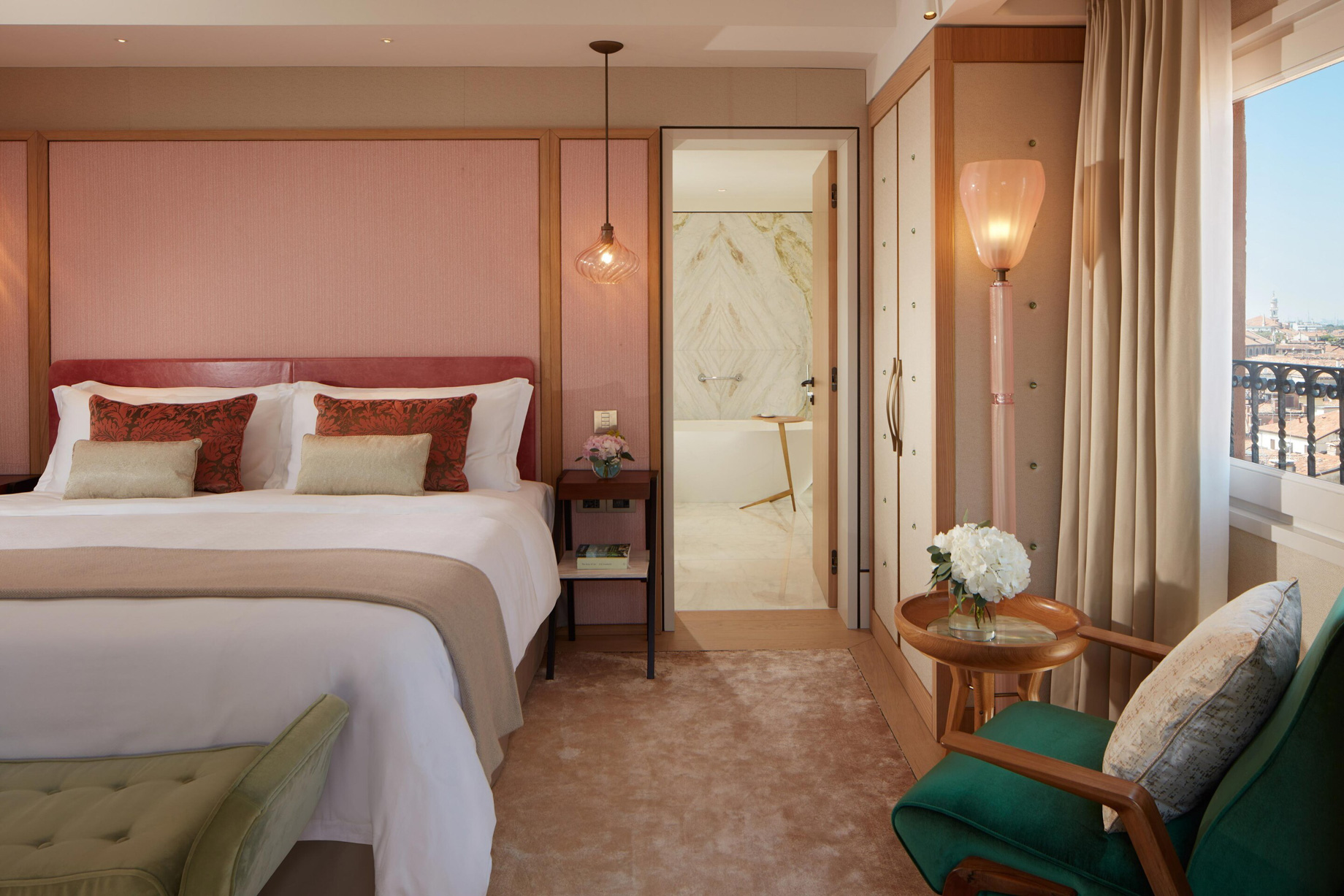 The St. Regis Venice Hotel – Venice, Italy – Penthouse Suite Bedroom Interior