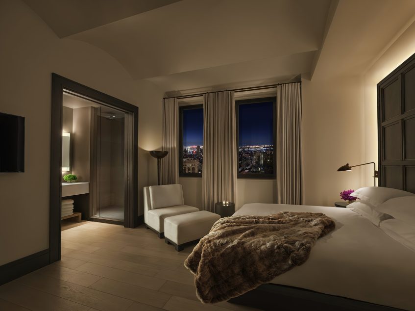 The New York EDITION Hotel - New York, NY, USA - Bedroom Interior Decor