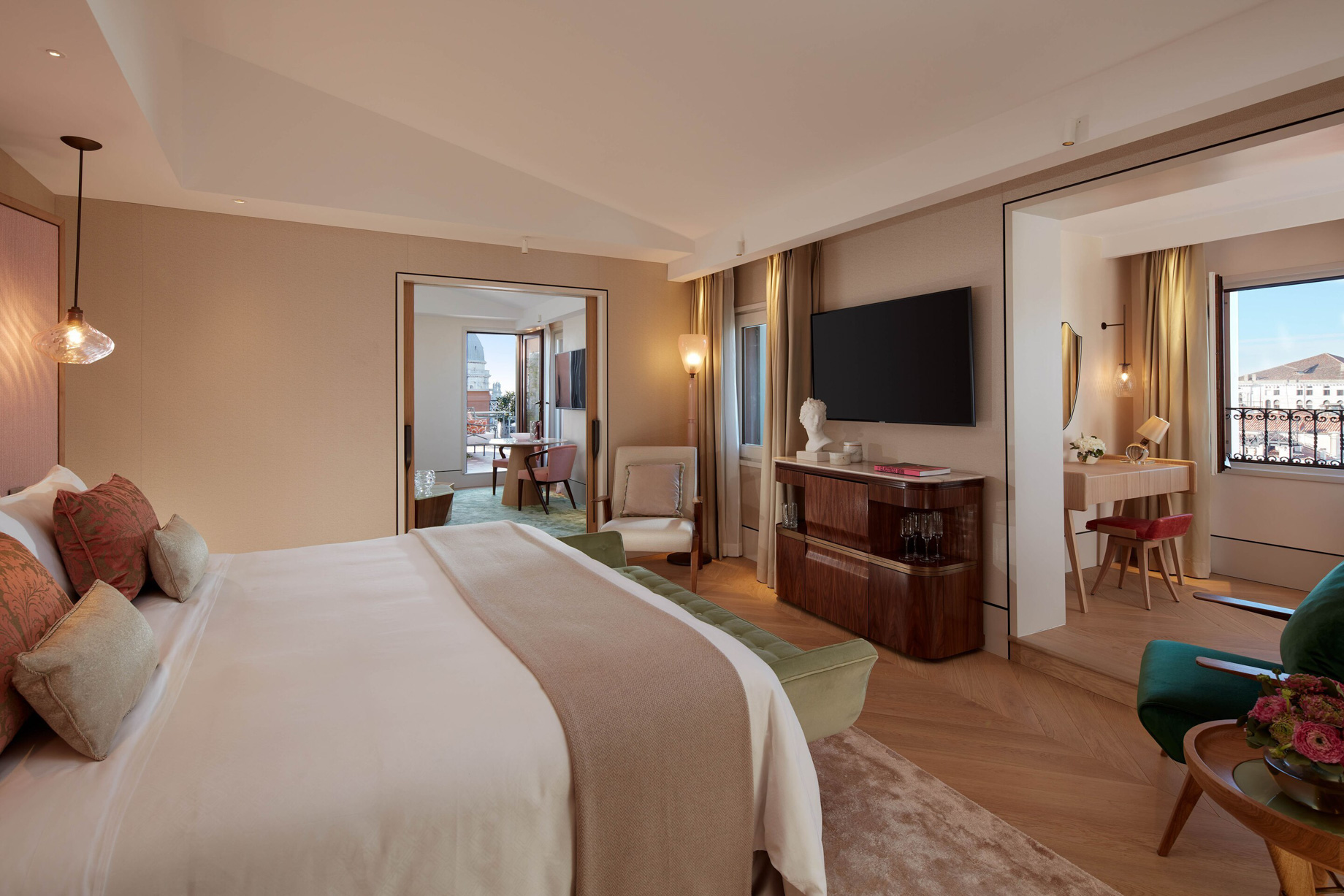 The St. Regis Venice Hotel - Venice, Italy - Penthouse Suite Master Bedroom