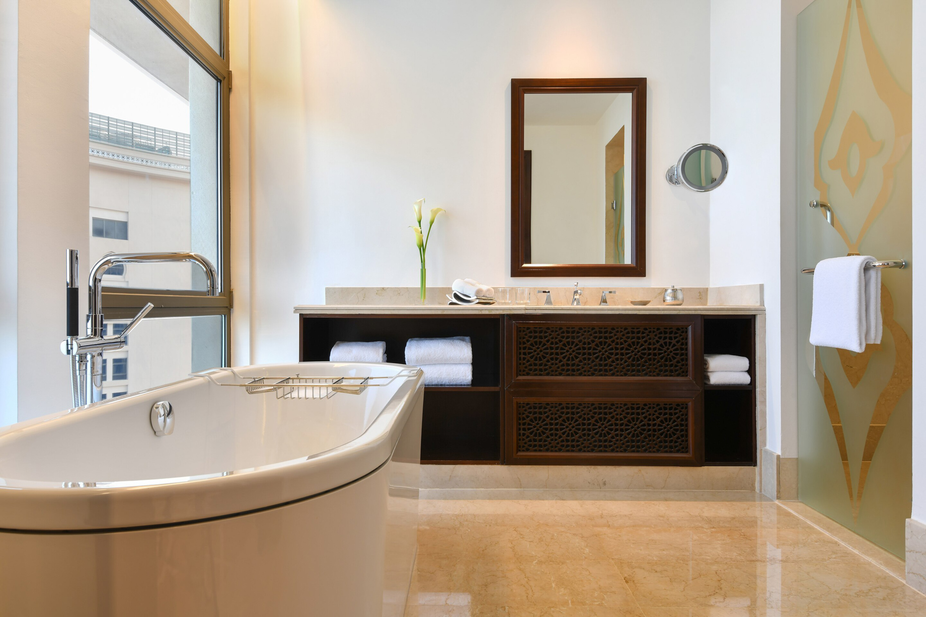 The St. Regis Doha Hotel – Doha, Qatar – Astor Guest Bathroom