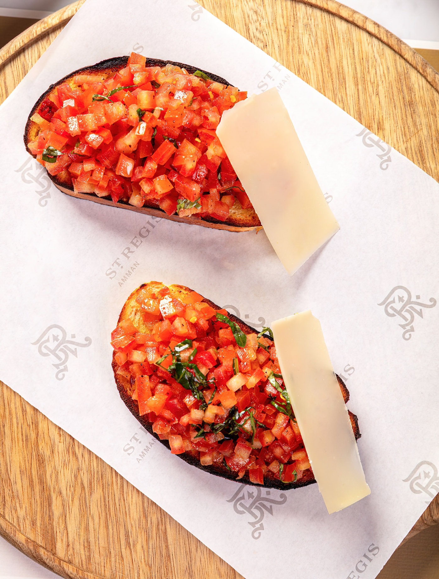 The St. Regis Amman Hotel – Amman, Jordan – Mercado Bruschetta