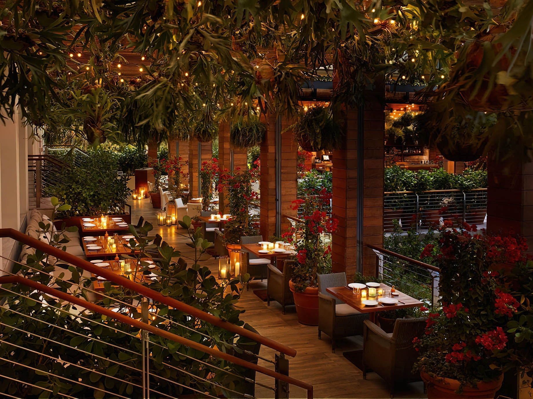 The Miami Beach EDITION Hotel – Miami Beach, FL, USA – Matador Terrace at Night