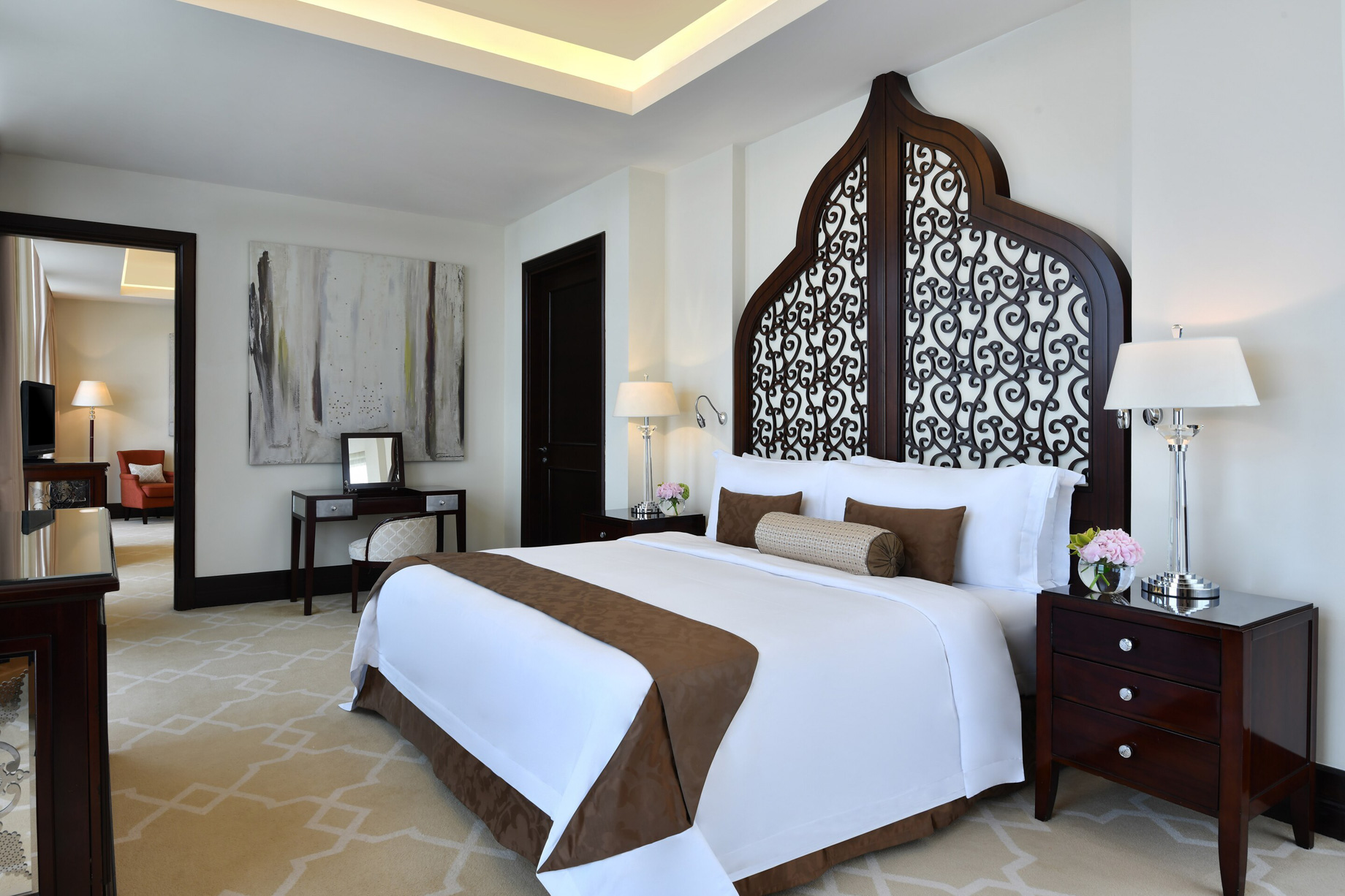 The St. Regis Doha Hotel – Doha, Qatar – Caroline Astor Suite Bed