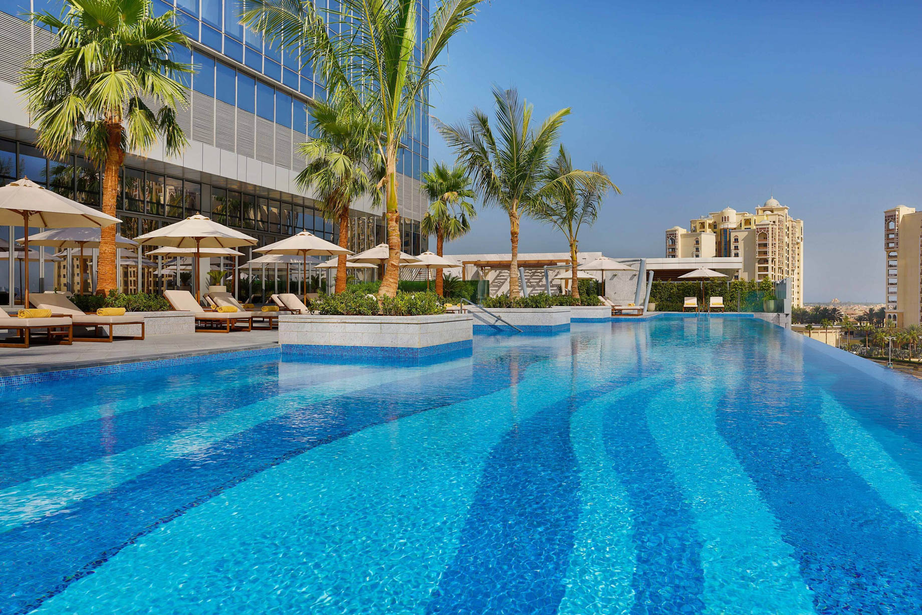 The St. Regis Dubai The Palm Jumeirah Hotel – Dubai, UAE – Infinity Swimming Pool