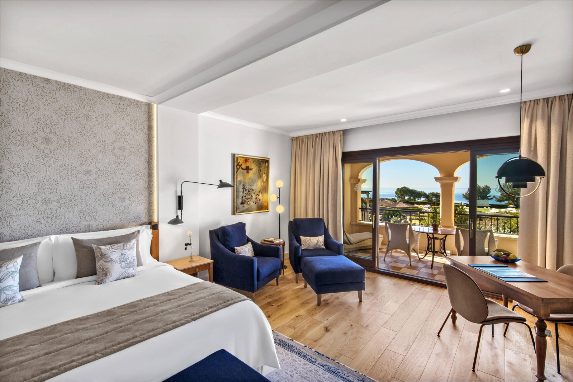 The St. Regis Mardavall Mallorca Resort – Palma de Mallorca, Spain – Junior Suite Sea View Decor