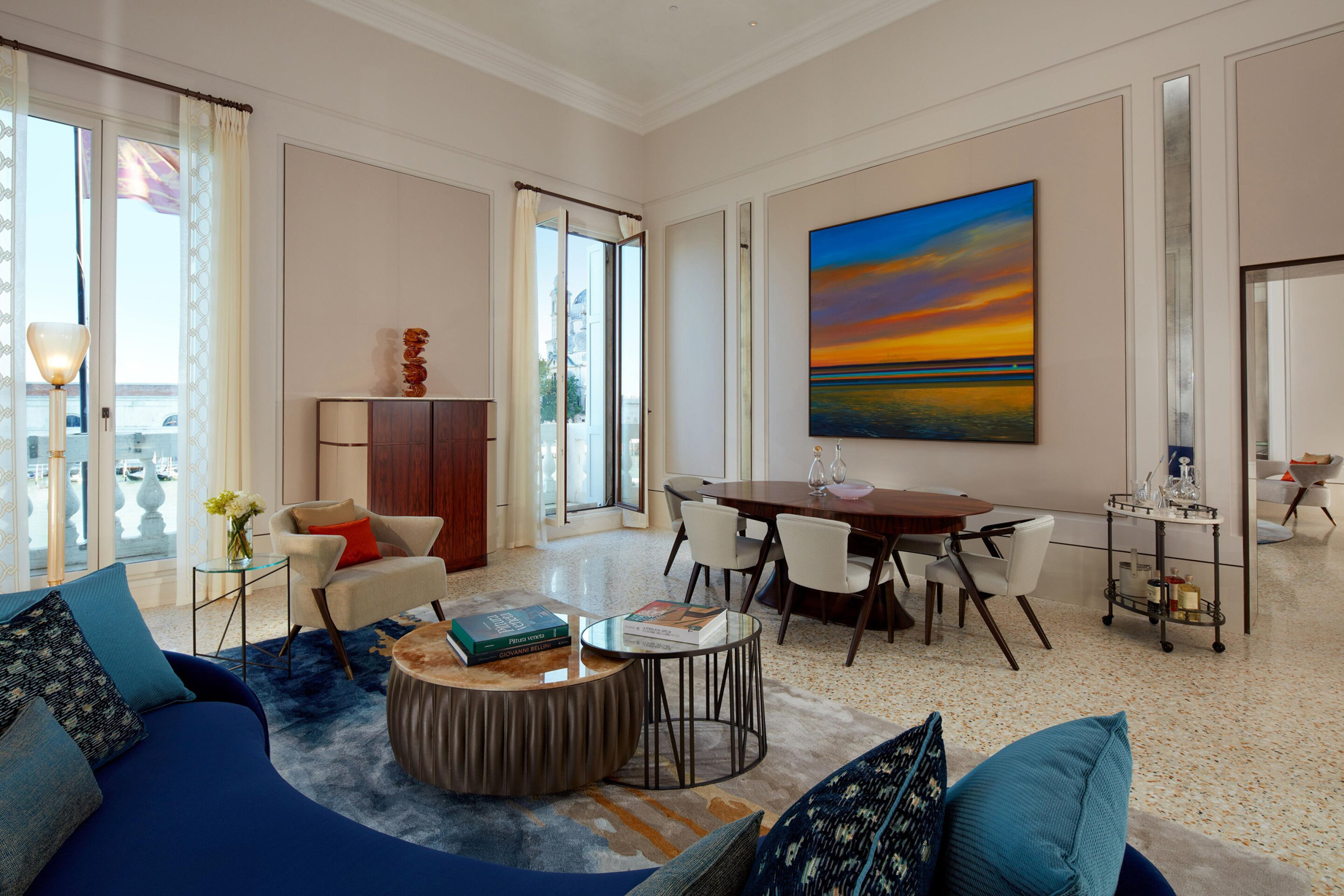 The St. Regis Venice Hotel – Venice, Italy – Presidential Suite Living Room Decor