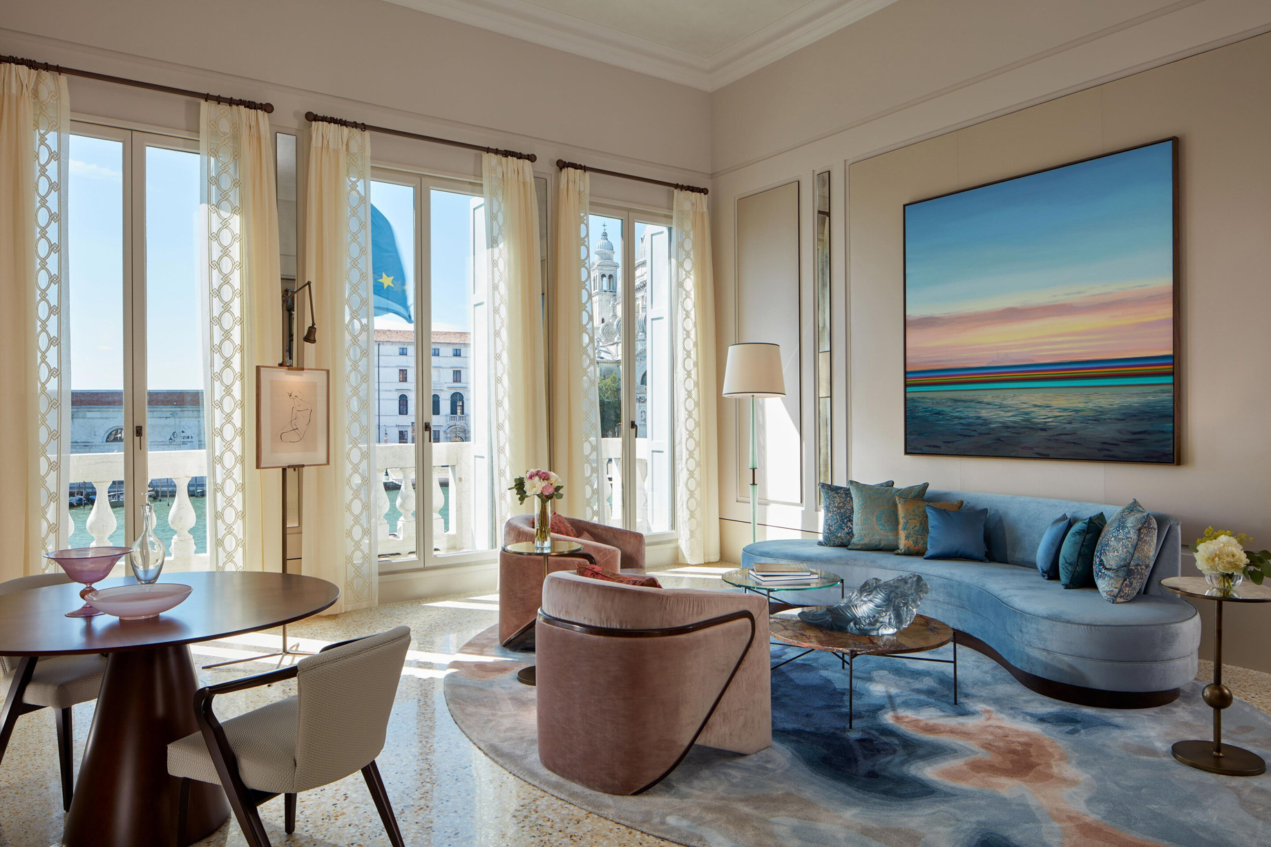 The St. Regis Venice Hotel – Venice, Italy – Presidential Suite Living Room