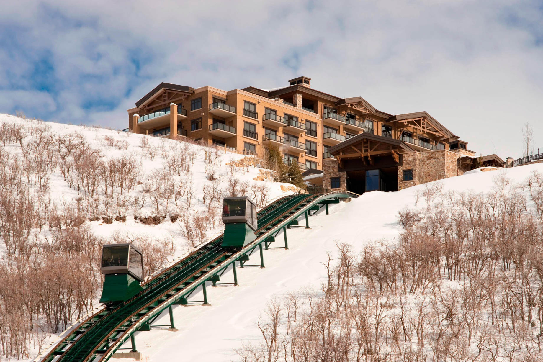 The St. Regis Deer Valley Resort – Park City, UT, USA – Winter Funicular