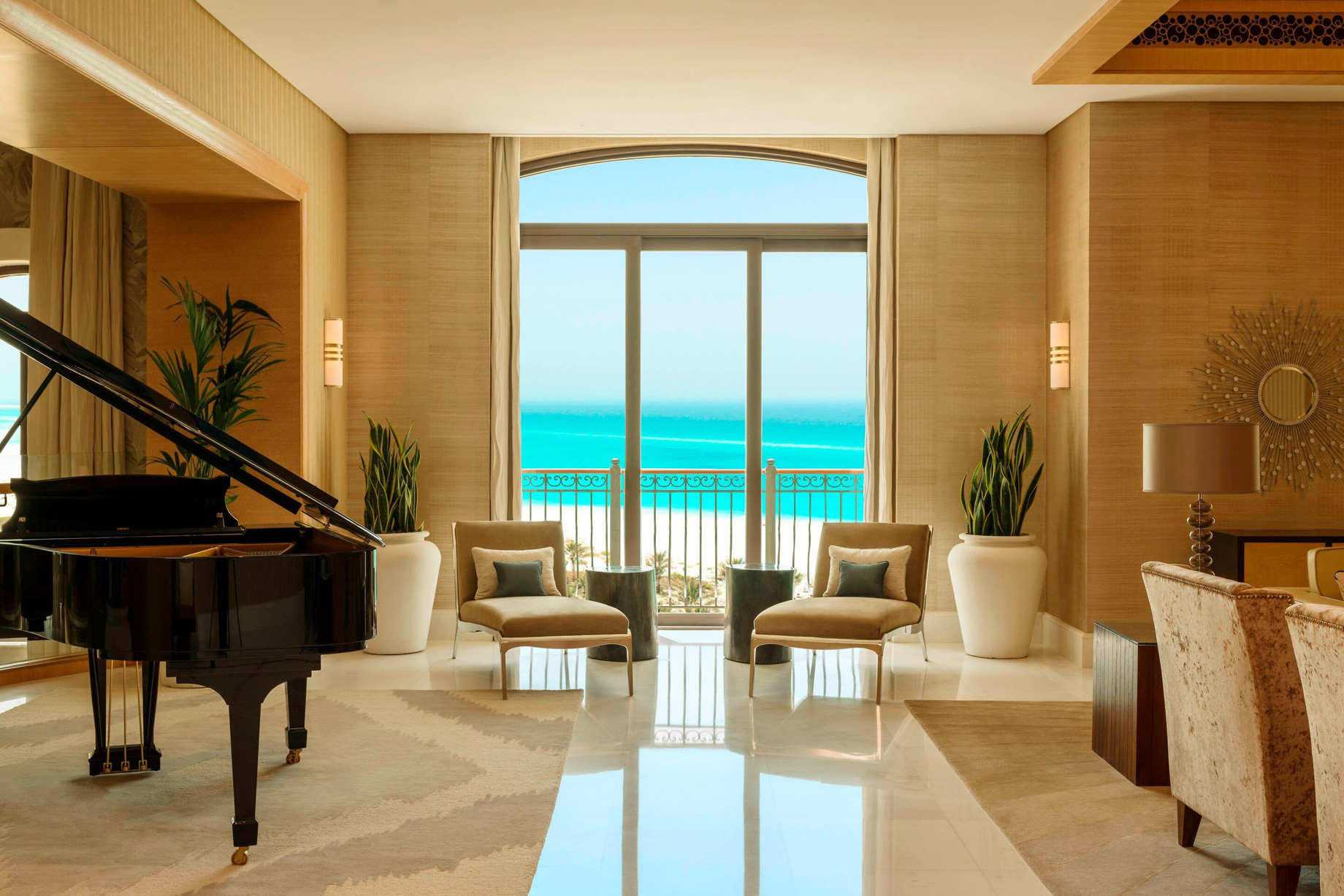The St. Regis Saadiyat Island Resort – Abu Dhabi, UAE – Royal Suite Living Room