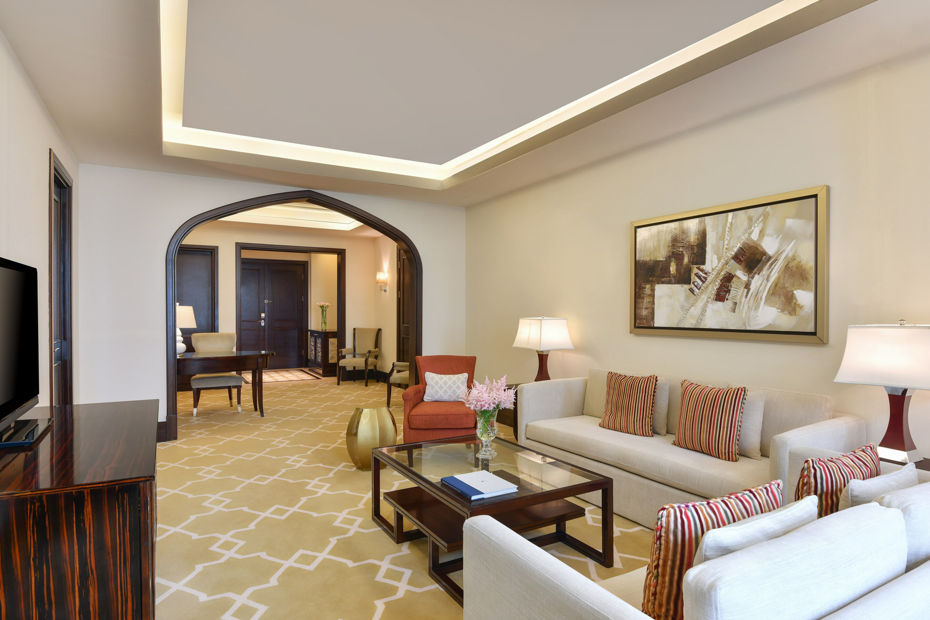 The St. Regis Doha Hotel – Doha, Qatar – Caroline Astor Suite Sitting Room Area