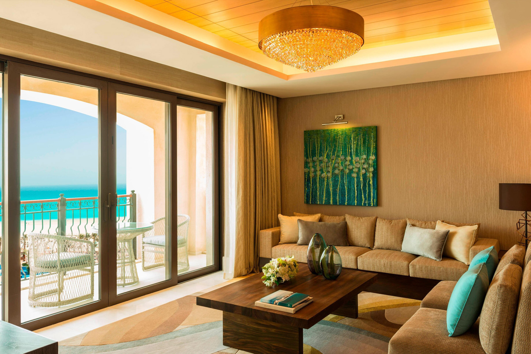 The St. Regis Saadiyat Island Resort – Abu Dhabi, UAE – Royal Suite Adjacent Suite Living Room