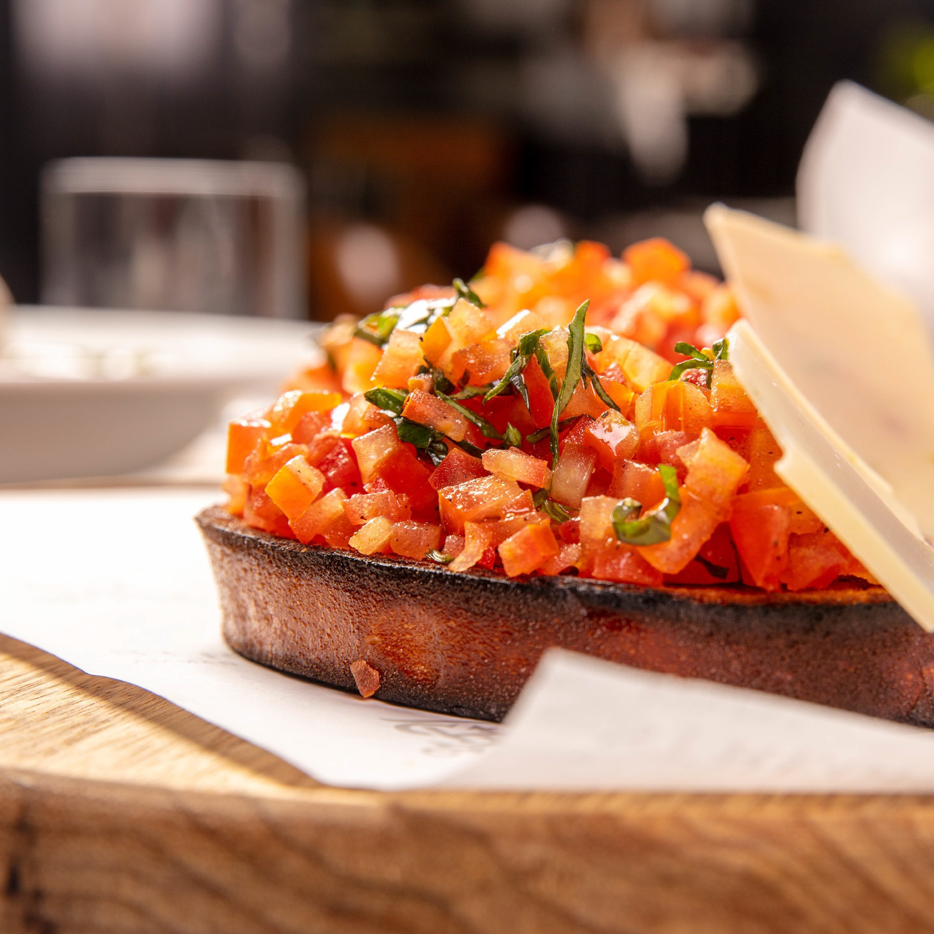 The St. Regis Amman Hotel - Amman, Jordan - Mercado Signature Bruschetta