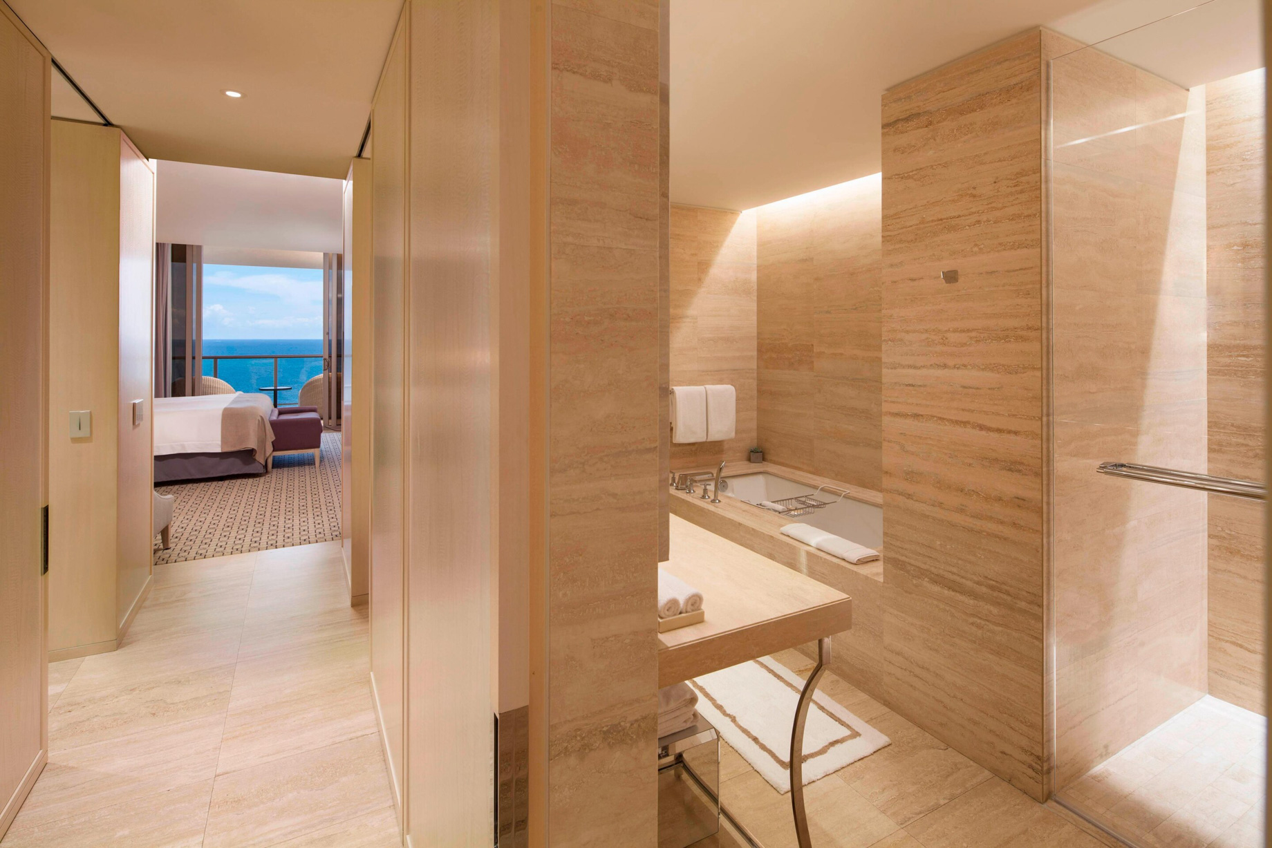 The St. Regis Bal Harbour Resort – Miami Beach, FL, USA – Grand Luxe Oceanfront King Suite Bathroom