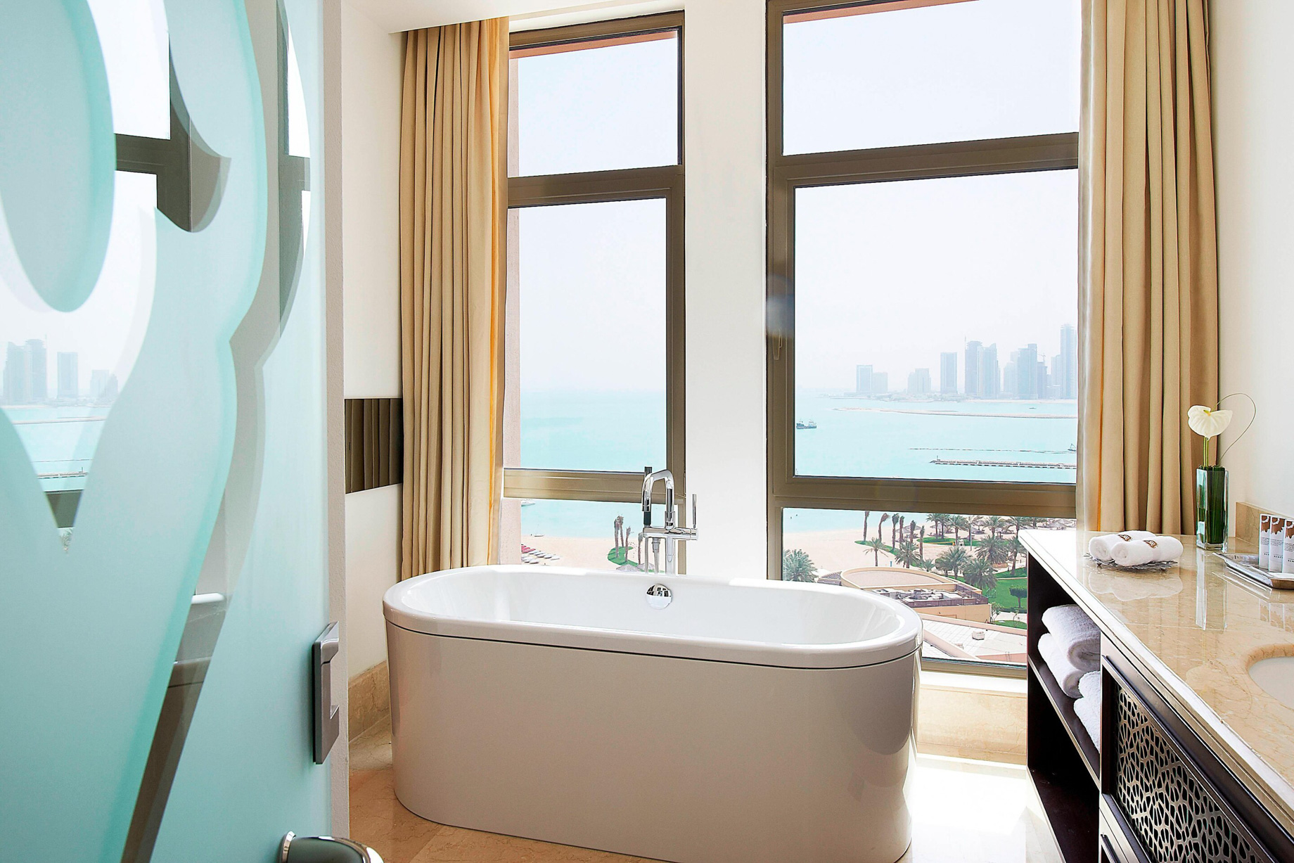 The St. Regis Doha Hotel – Doha, Qatar – Empire Suite Bathroom View