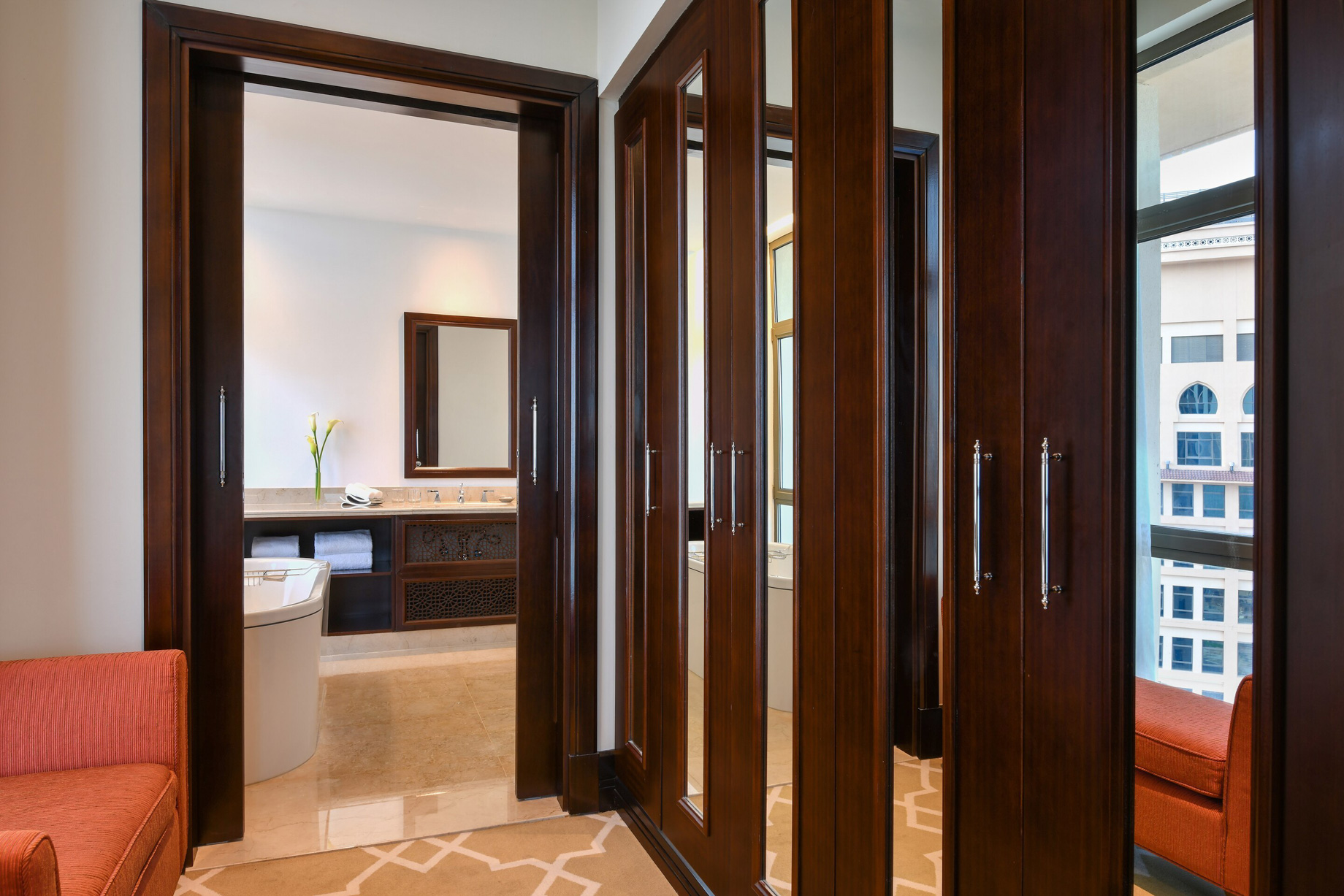 The St. Regis Doha Hotel – Doha, Qatar – Empire Suite Master Bedroom Wardrobe Area
