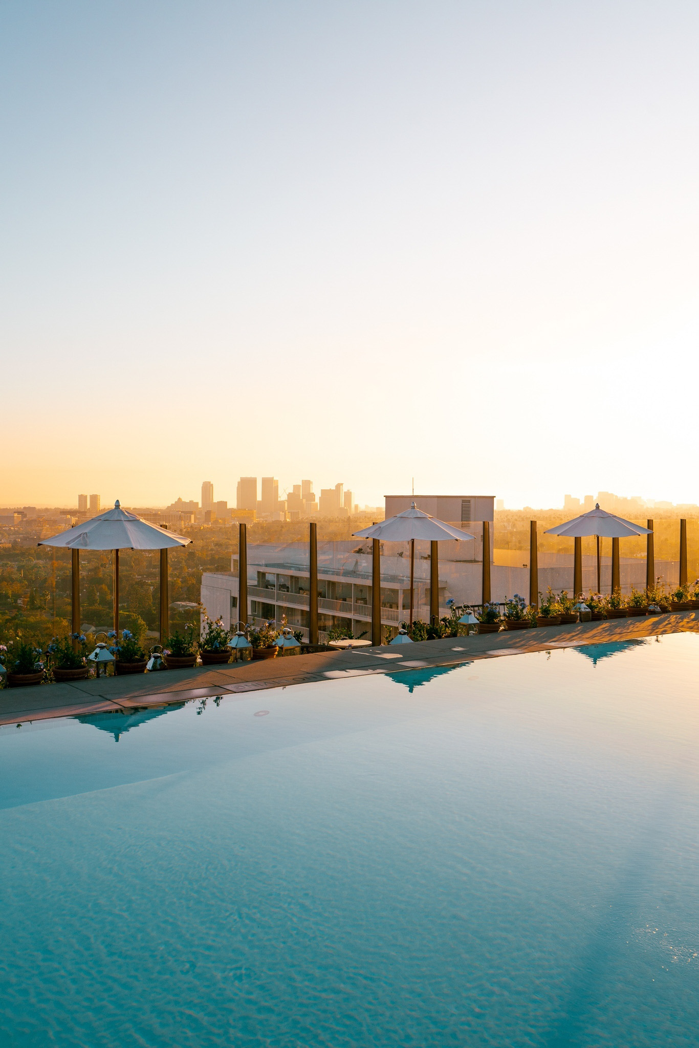The West Hollywood EDITION Hotel – West Hollywood, CA, USA – Pool Sunset