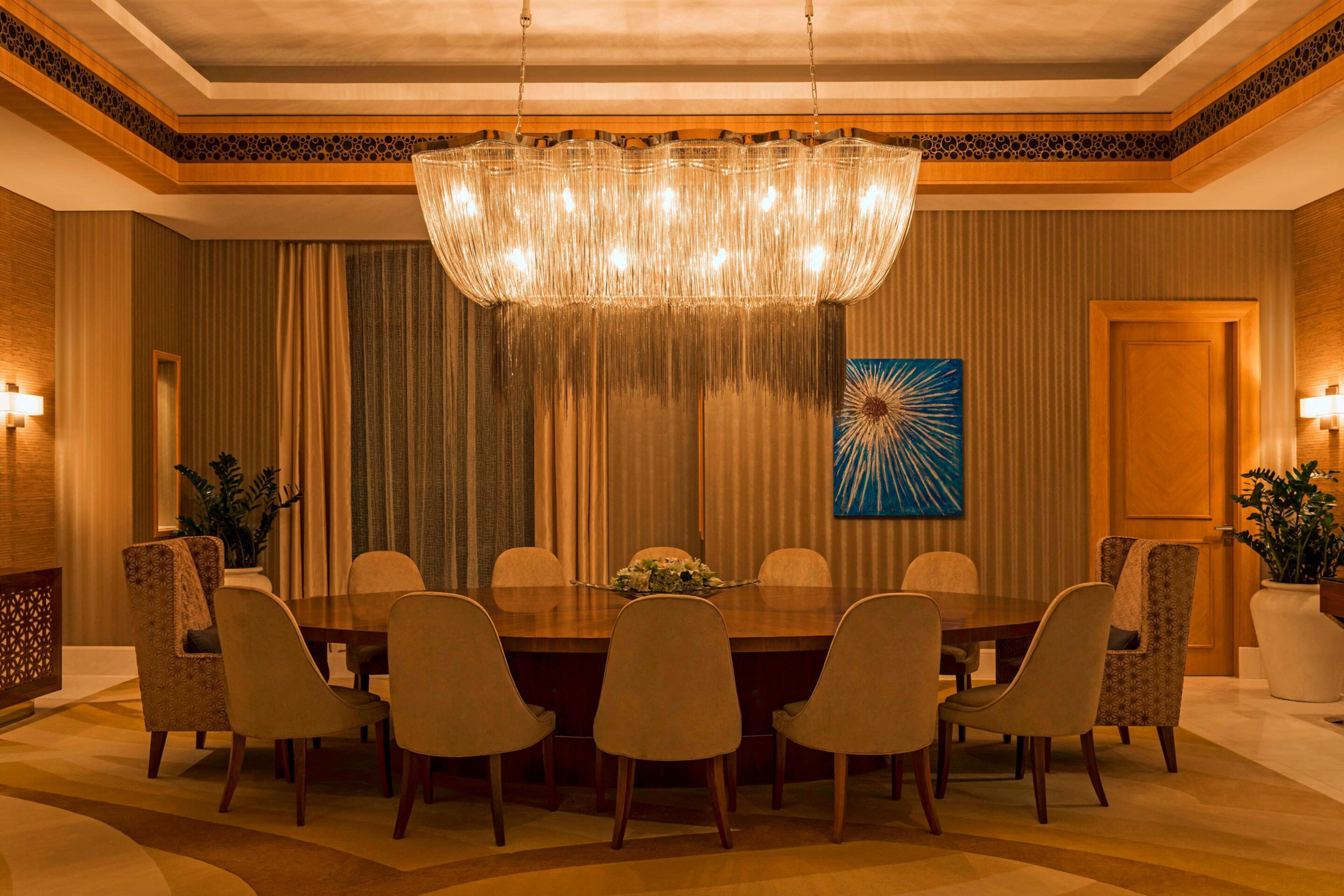 The St. Regis Saadiyat Island Resort – Abu Dhabi, UAE – Royal Suite Dining Room
