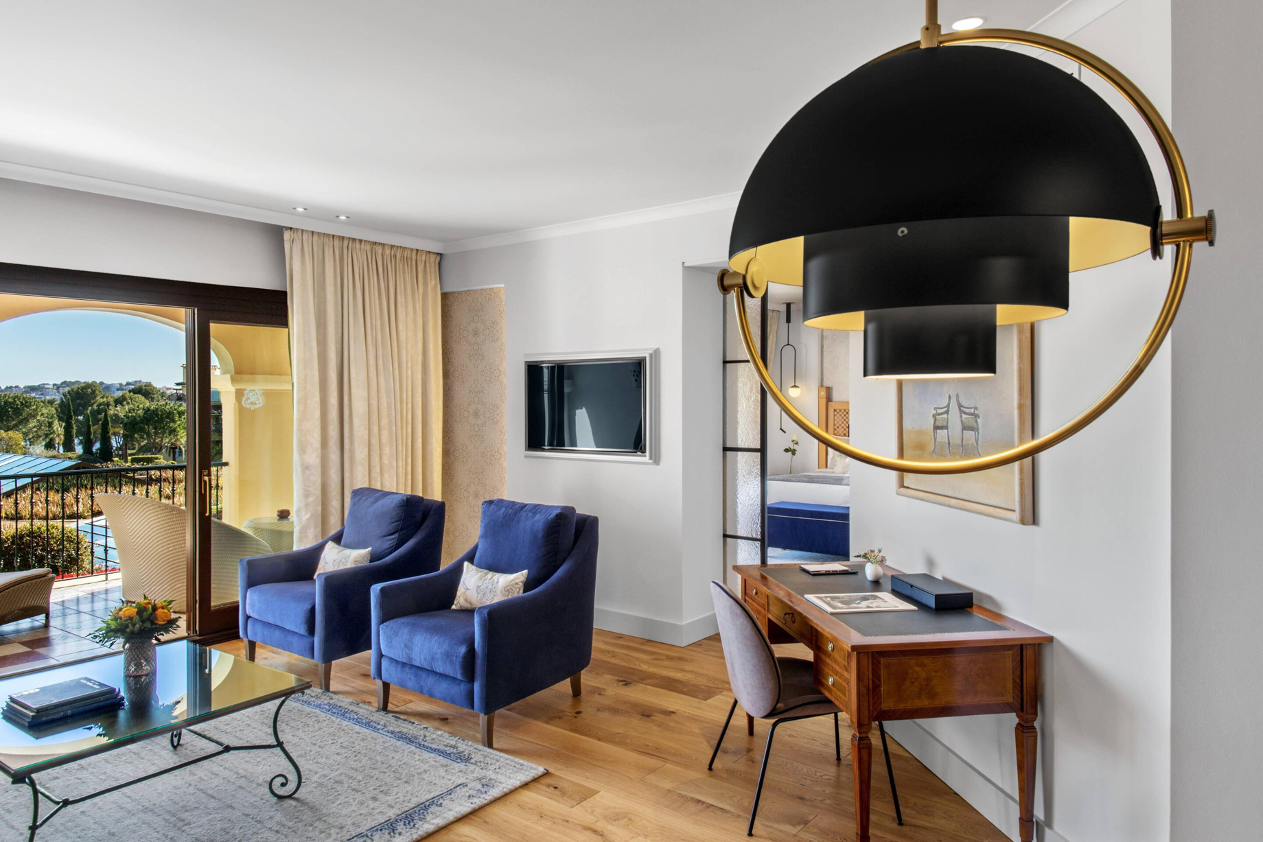The St. Regis Mardavall Mallorca Resort – Palma de Mallorca, Spain – Ocean One Suite Living Room Decor