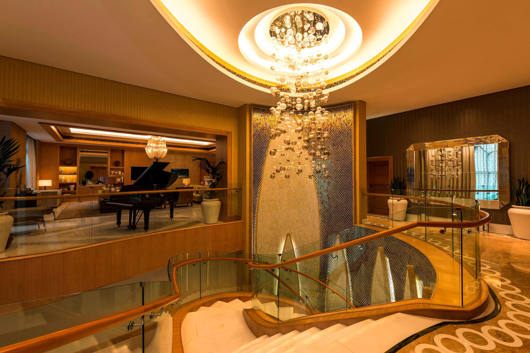 The St. Regis Saadiyat Island Resort – Abu Dhabi, UAE – Royal Suite Living Room Interior