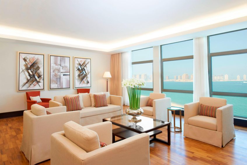 The St. Regis Doha Hotel - Doha, Qatar - Empire Suite Living Area View