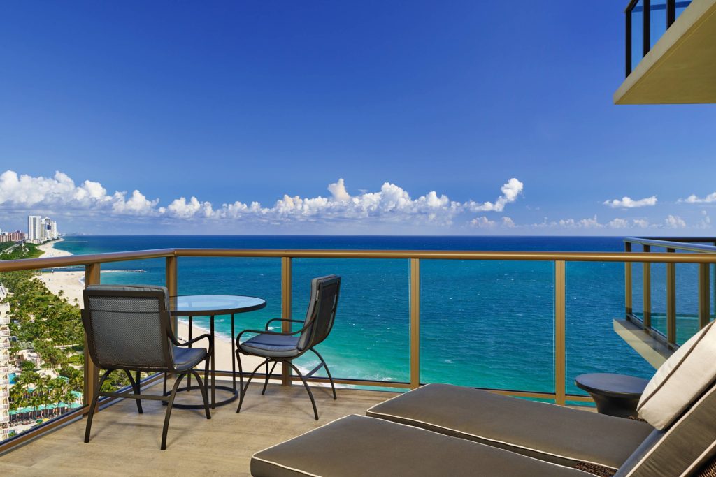 The St. Regis Bal Harbour Resort - Miami Beach, FL, USA - Guest Room View Balcony