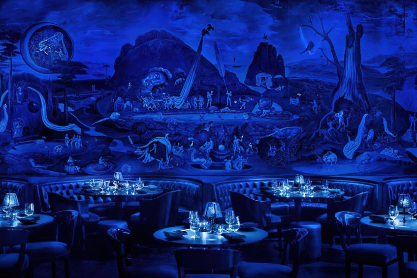 The Times Square EDITION Hotel - New York, NY, USA - Paradise Club Blue Tables