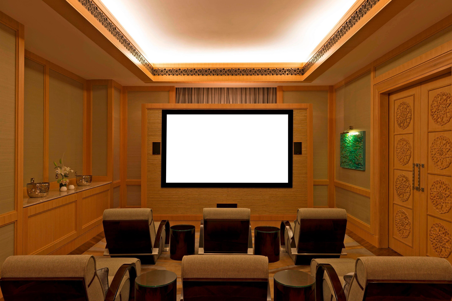 The St. Regis Saadiyat Island Resort - Abu Dhabi, UAE - Royal Suite Private Cinema