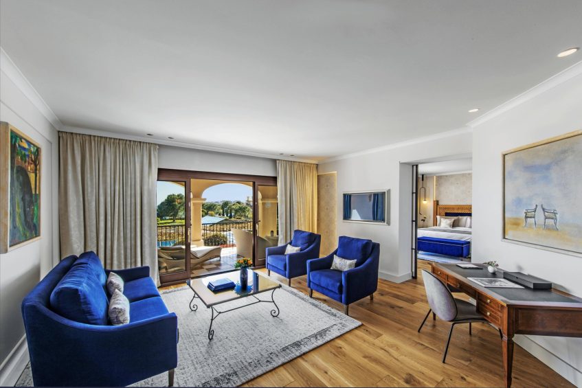 The St. Regis Mardavall Mallorca Resort - Palma de Mallorca, Spain - Ocean Two Suite Living Area Seating