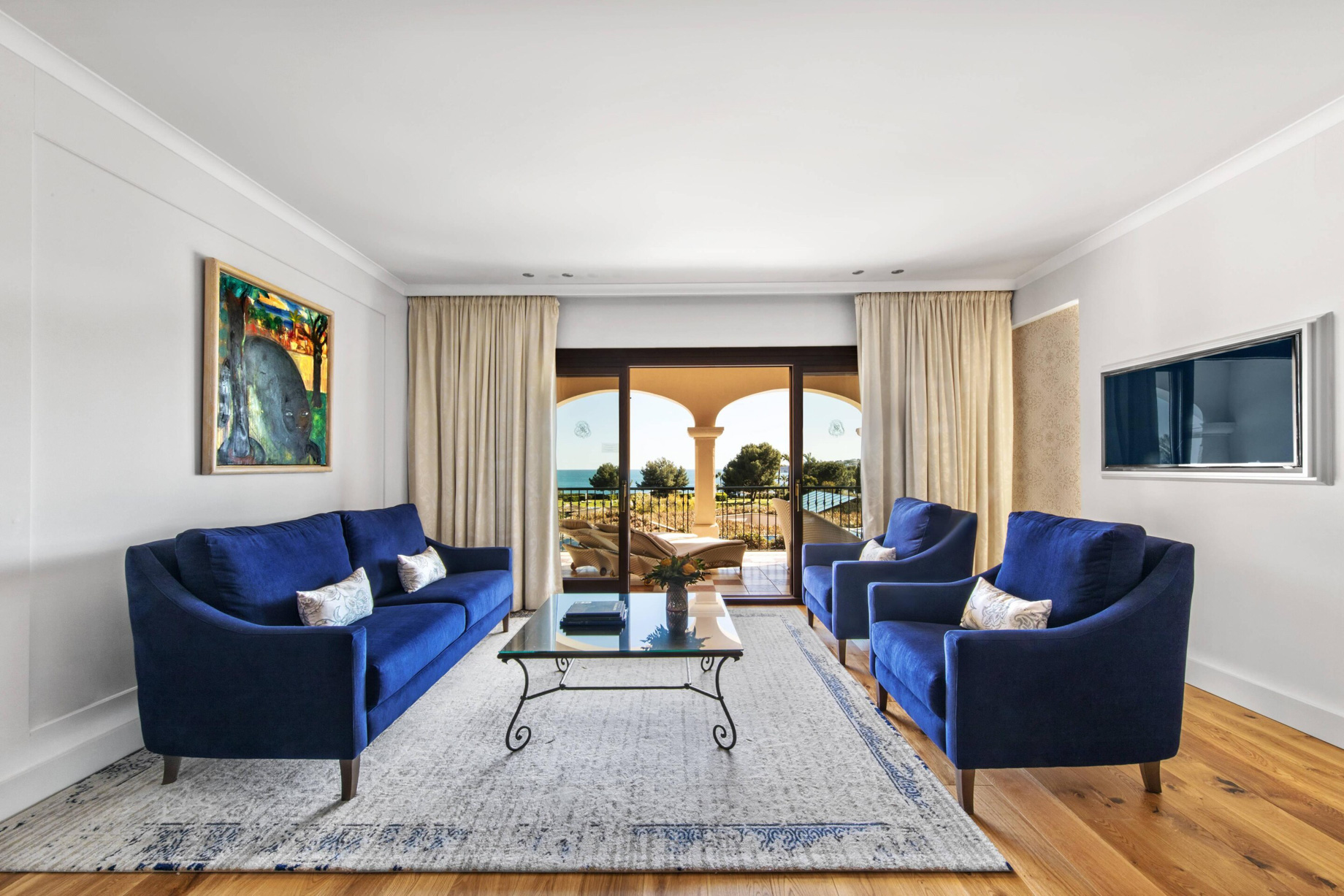 The St. Regis Mardavall Mallorca Resort – Palma de Mallorca, Spain – Ocean Two Suite Living Room