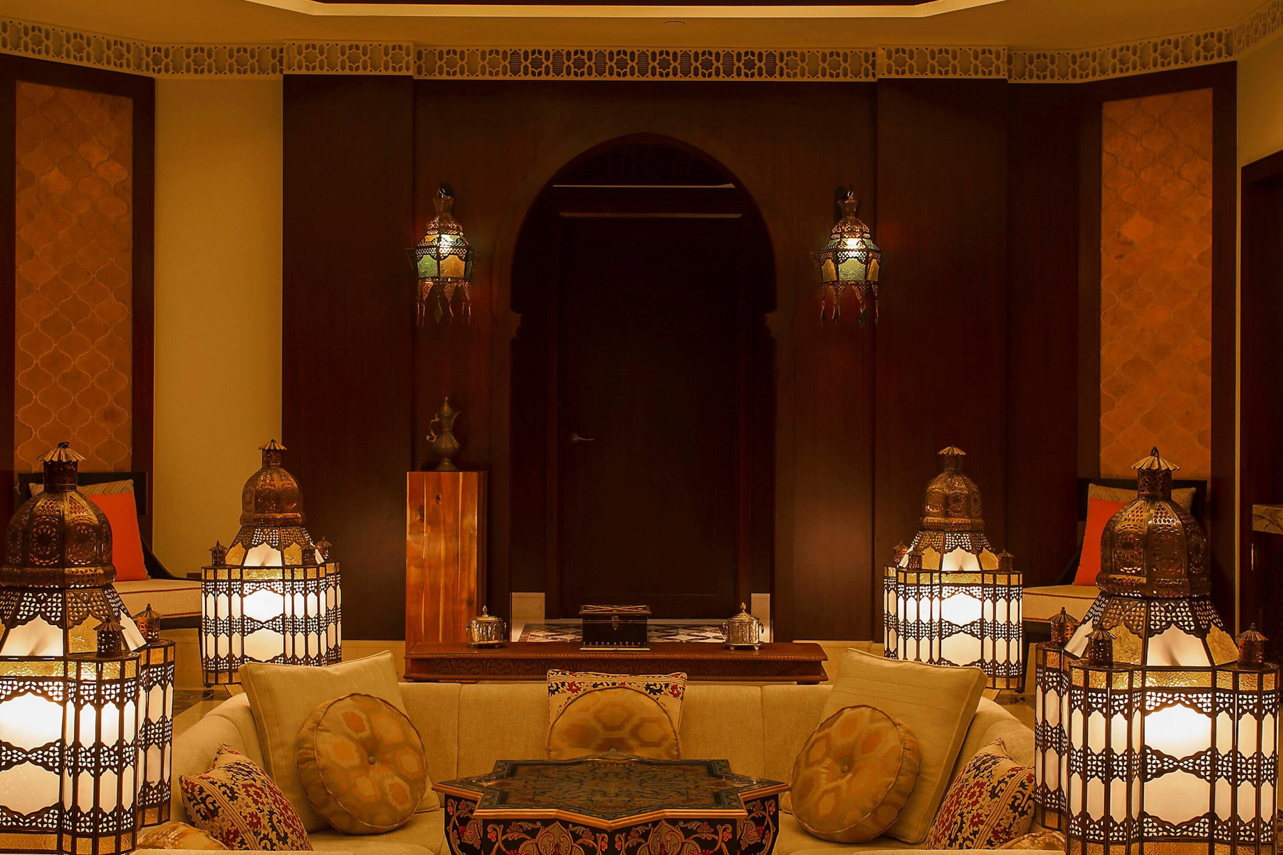 The St. Regis Saadiyat Island Resort – Abu Dhabi, UAE – Moroccan Spa Suite Living Room