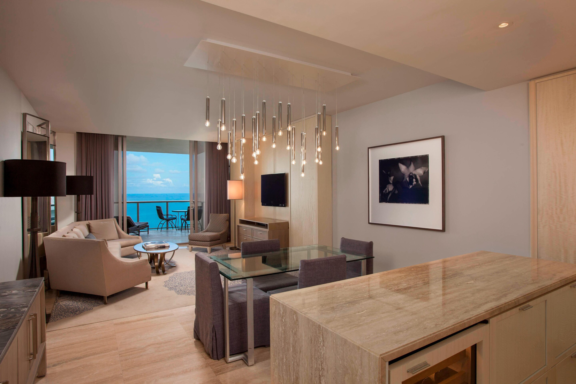 The St. Regis Bal Harbour Resort – Miami Beach, FL, USA – Imperial Suite Living and Dining Room