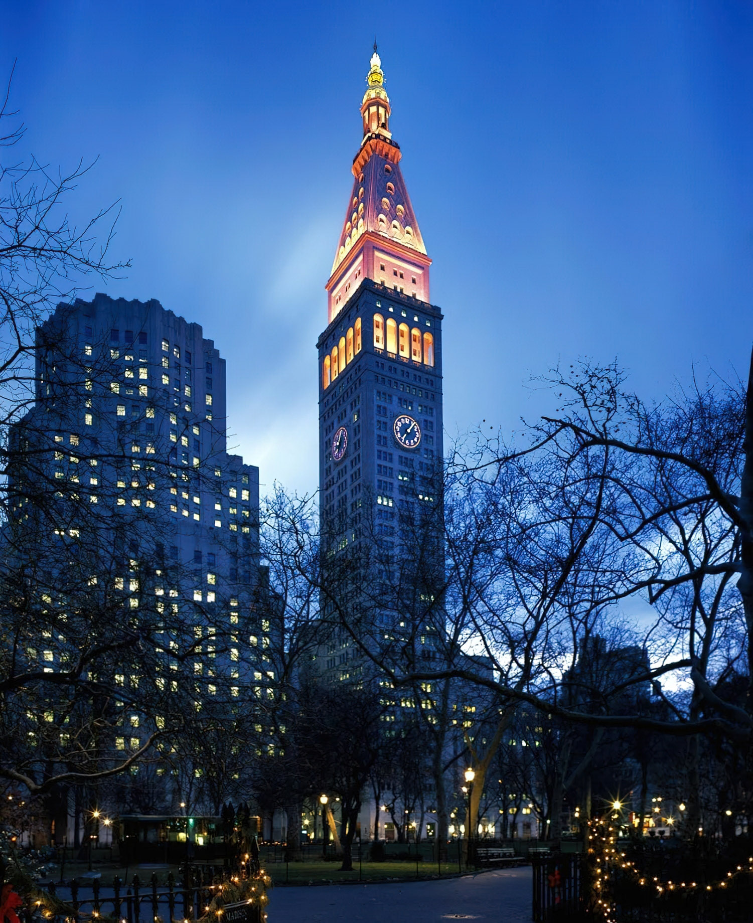 The New York EDITION Hotel - New York, NY, USA - Clocktower Night View