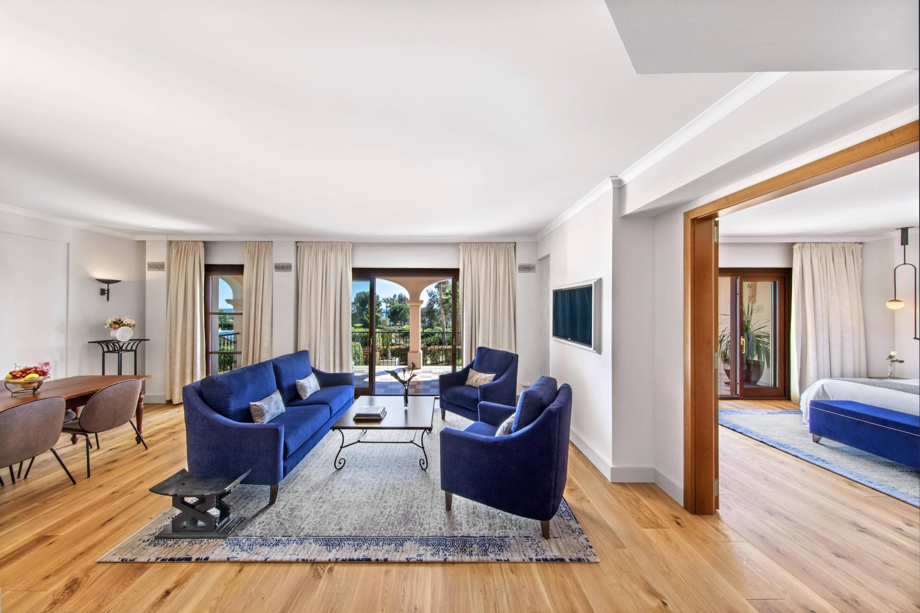 The St. Regis Mardavall Mallorca Resort – Palma de Mallorca, Spain – One Bedroom Ocean Suite Living Room