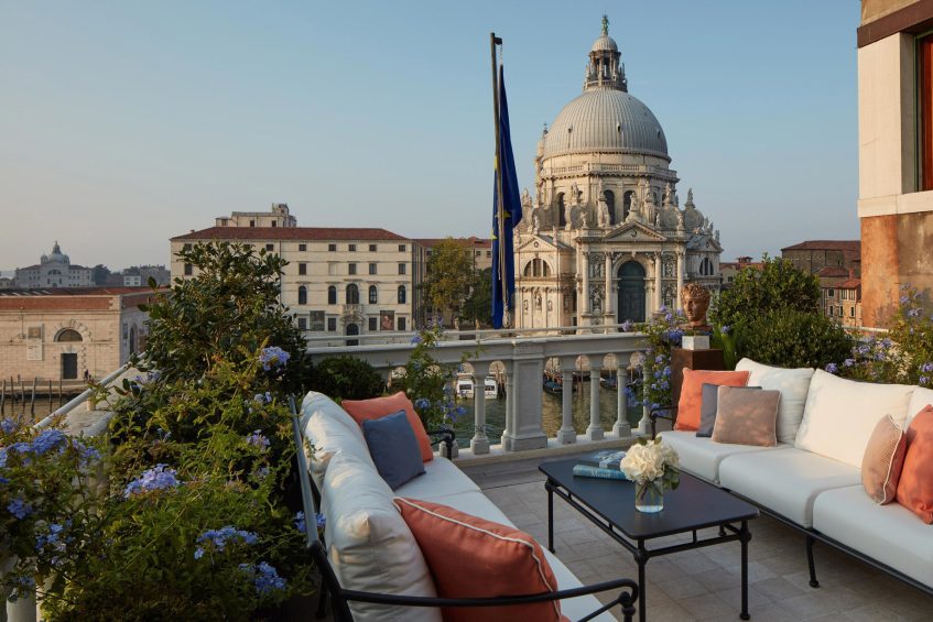 The St. Regis Venice Hotel - Venice, Italy - Terrace Grand Canal Suite at Dawn