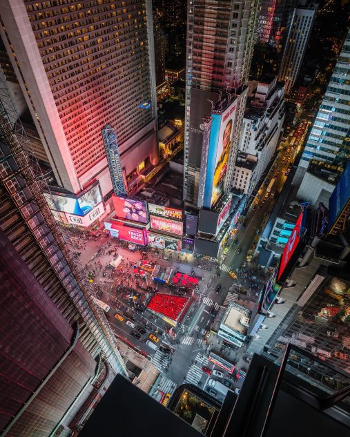 The Times Square EDITION Hotel - New York, NY, USA - Times Square From Above